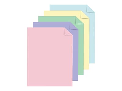 Card Stock 11-x-17-inch 67 Lb Pastel Color Card Stock Paper 10 Assortment Colors of 10 Each 100 Sheets Per Pack 
